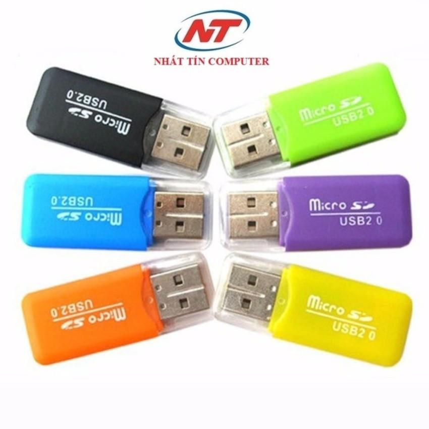 Bộ 5 đầu đọc thẻ nhớ mini MicroSD (Nhiều màu)