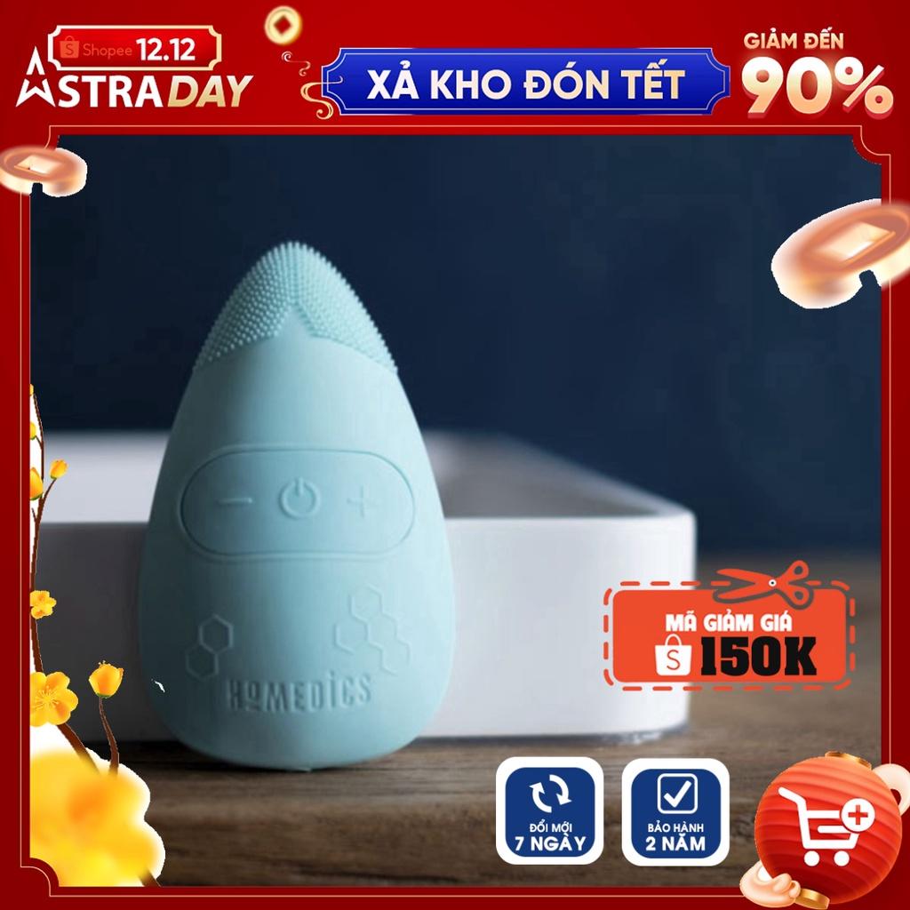 Máy rửa mặt massage mặt toàn tẩy da chết toàn thân FAC - 350 Silicone kháng khuẩn công nghệ siêu âm Ho