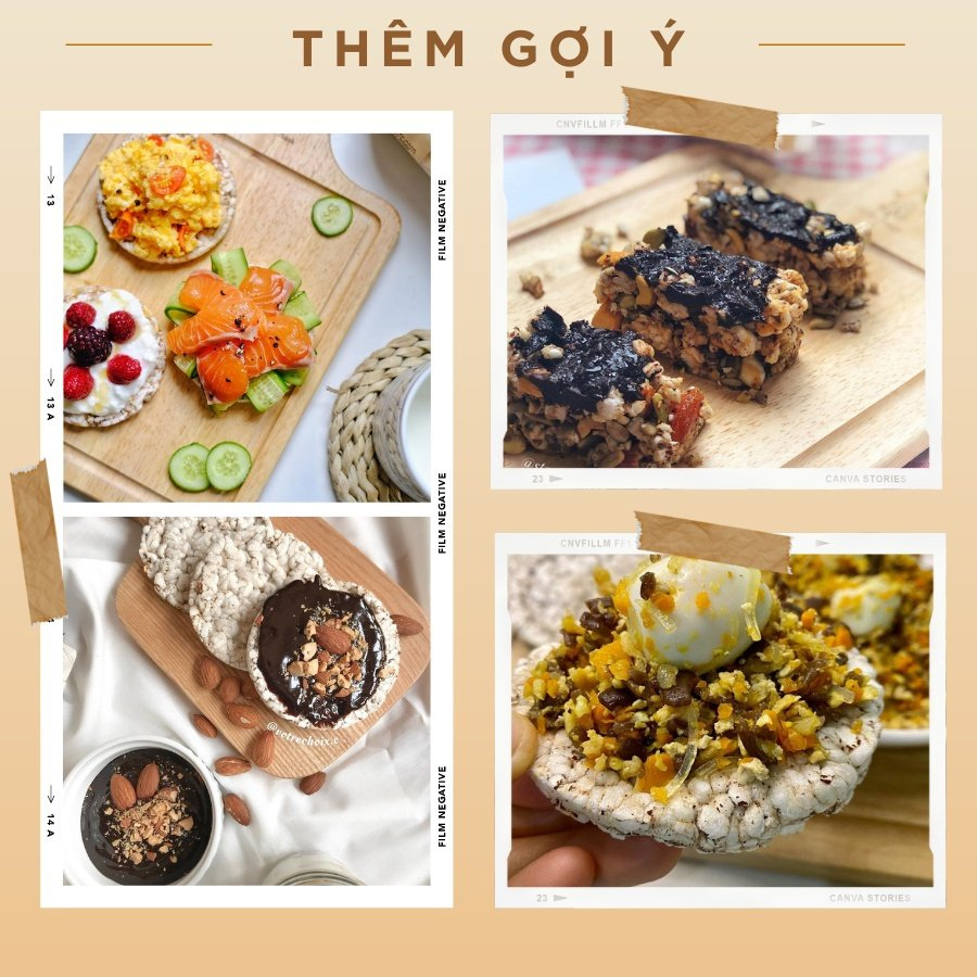 Bánh gạo lứt GUfoods (300g) - Không chiên dầu, Không đường, Từ gạo và ngũ cốc nguyên hạt, Lành mạnh, Phù hợp Eat clean, Ăn vặt healthy, Thực dưỡng, Tập gym, Thuần chay, Đa dạng hương vị