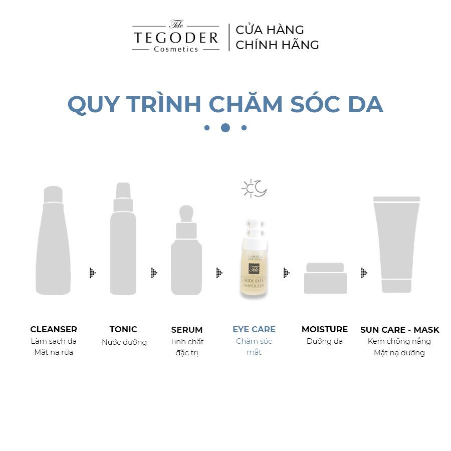 Huyết thanh ngăn ngừa lão hoá và làm săn chắc da vùng mắt Tegoder Eye line wide eyes ampoules 42 ml mã 0863