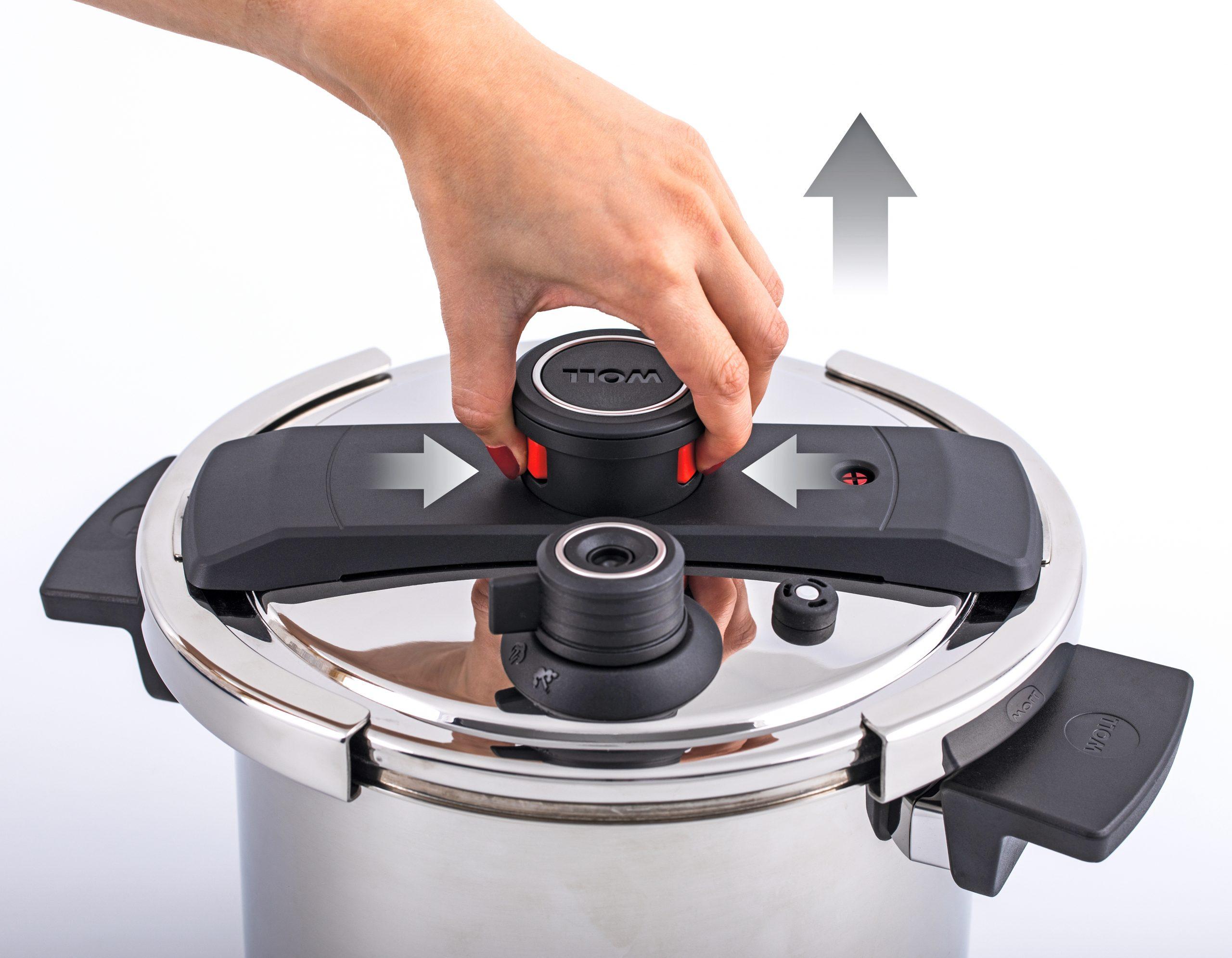 Nồi Áp Suất Đa Năng Woll Pressure Pro 122PP, 22cm, 6L, Dẫn Nhiệt Tốt, Tiết Kiệm Điện, Dùng Cho Mọi Loại Bếp, Nhập Đức