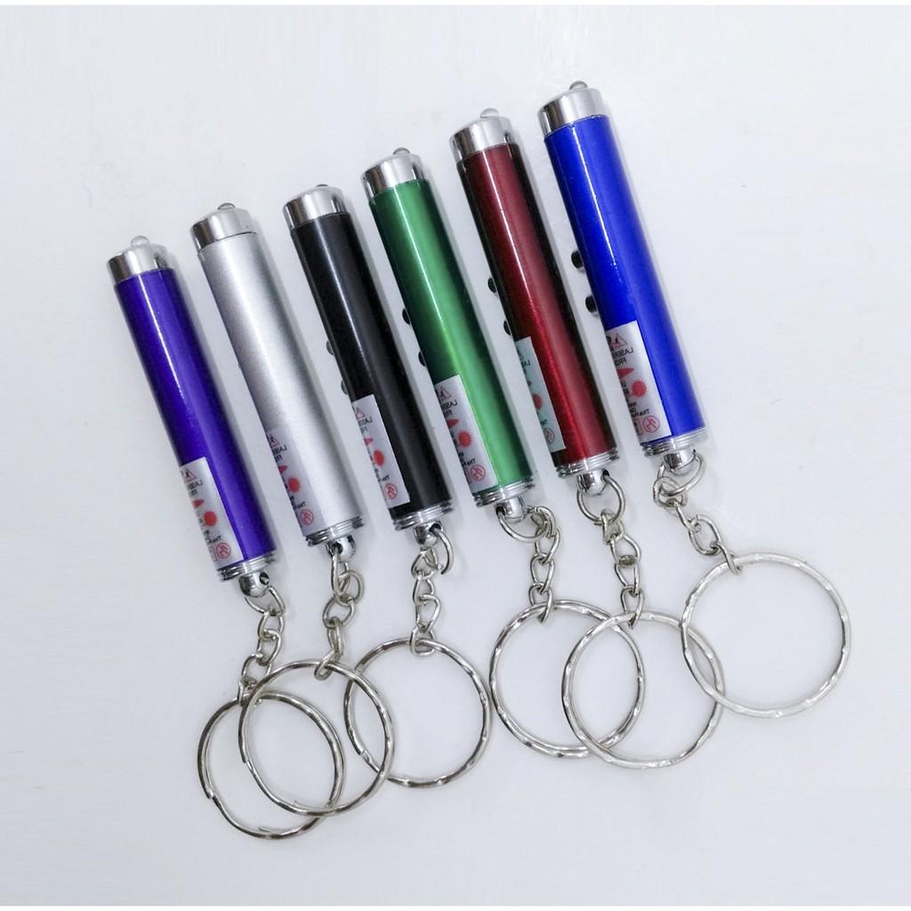 Móc khóa đèn pin laze