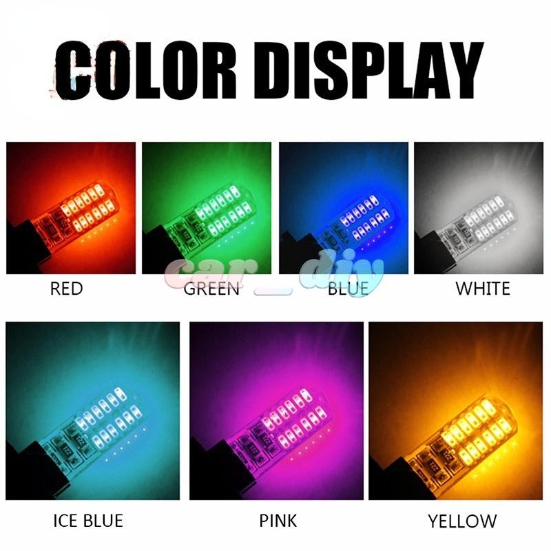 1 Bóng Đèn LED T10 w5w 24SMD Cho Nội Thất Xe Hơi