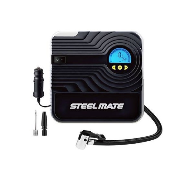 Bơm ô tô STEELMATE P05 điện tử - Bơm xe ô tô, xe máy thông minh cảm biến hơi tự ngắt