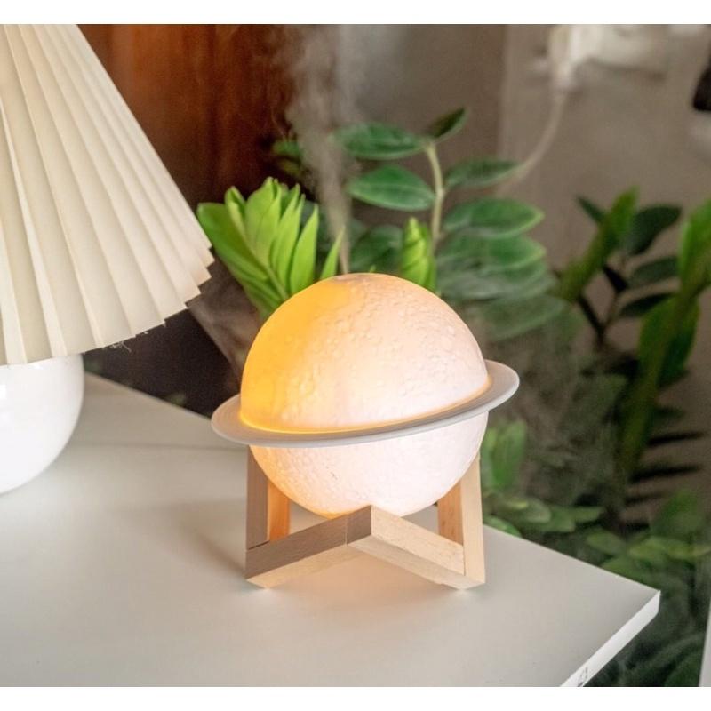 Máy xông tinh dầu mặt trăng trụ tròn thay đèn ngủ, máy phun sương mặt trăng tỏa hương thơm khử mùi tạo ẩm chống khô da