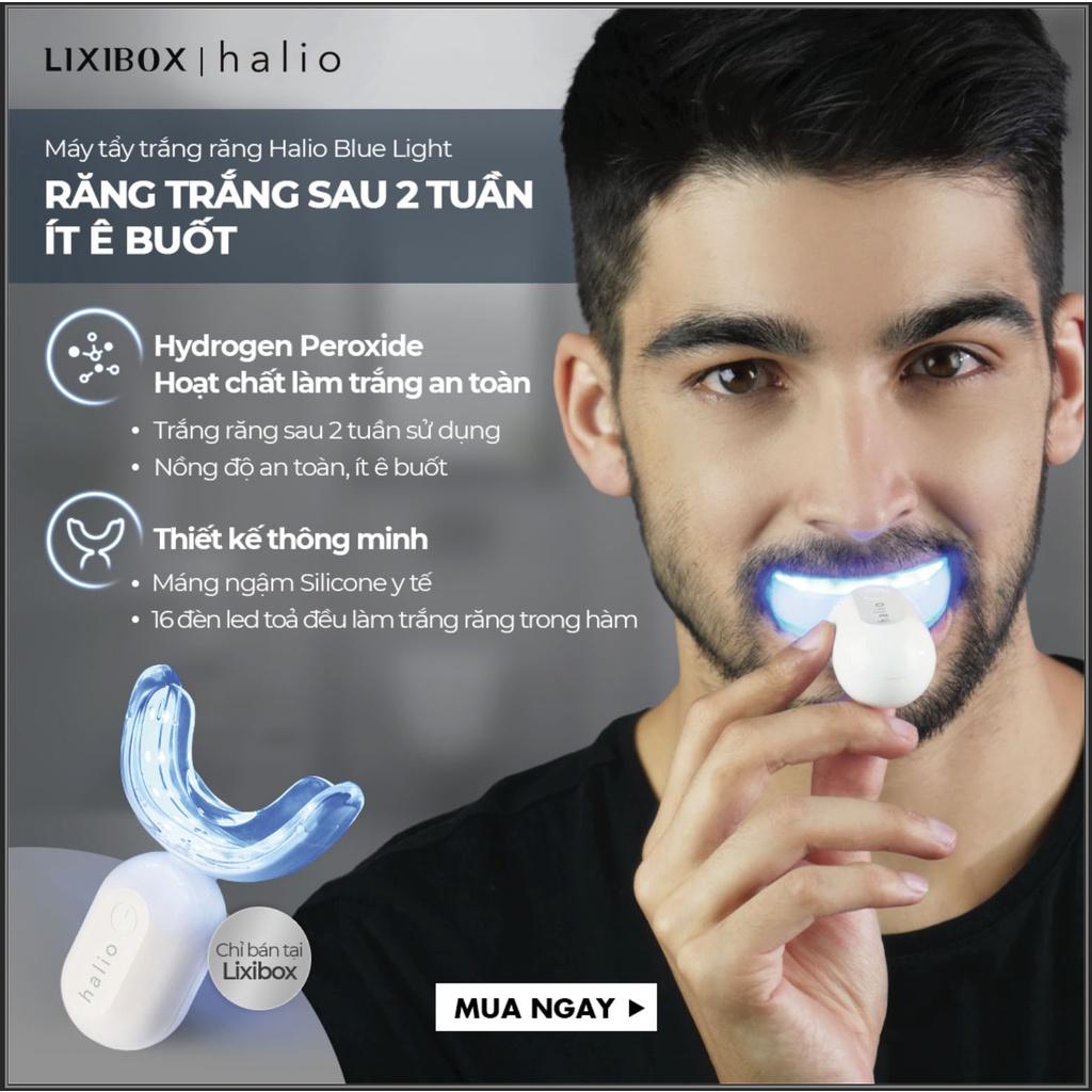 Combo Bàn Chải Điện Làm Trắng Răng Sonic PRO - White Và Máy Tẩy Trắng Răng Halio Blue Light Professional