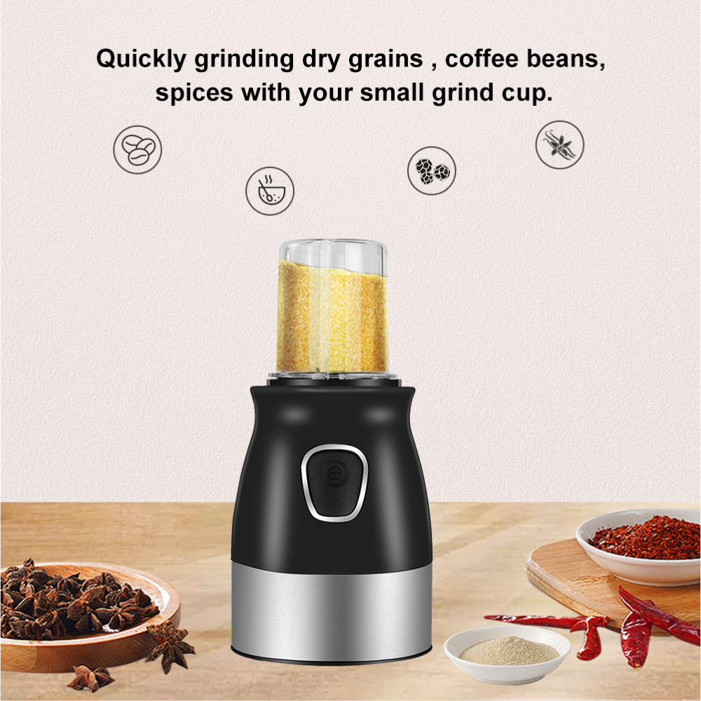 Máy Xay Đa Năng Thực Phẩm Mishio MK258 1.8 Lít – Kèm 2 Cối Xay - Hàng chính hãng