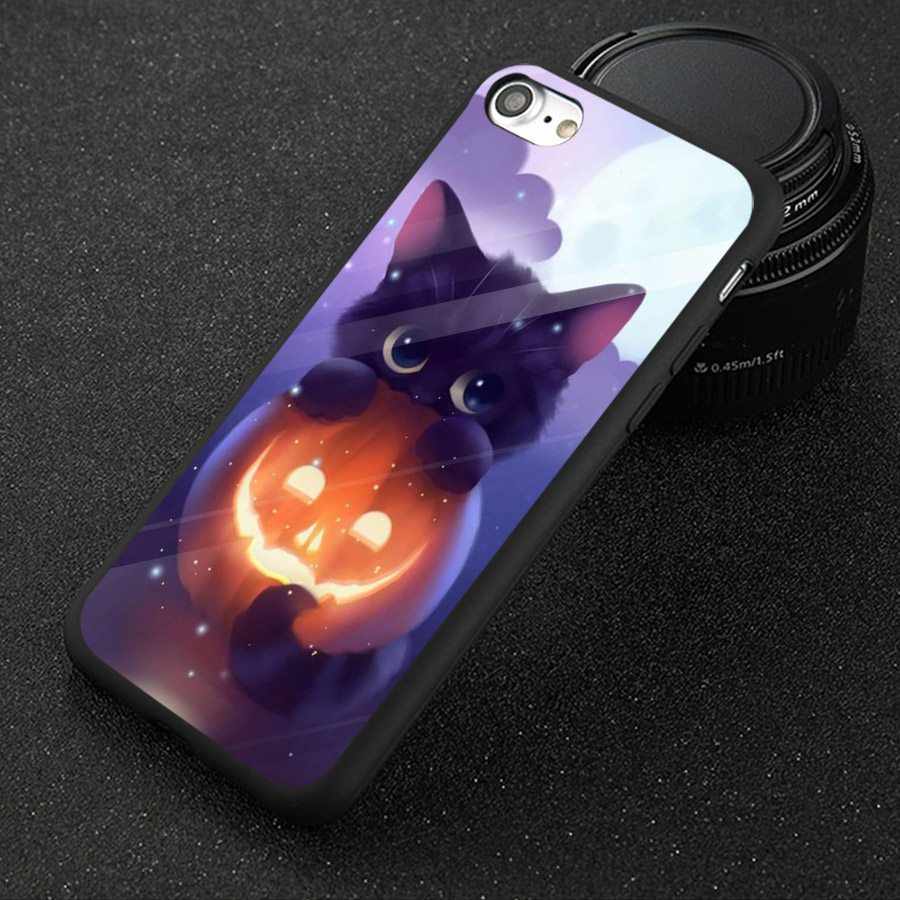 Ốp kính cường lực cho điện thoại iPhone 6 Plus/6s Plus - haloween kinh sợ MS HLGKS051