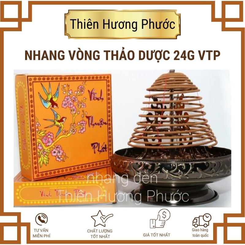 Nhang vòng khoanh thơm 24g TT 10 vòng