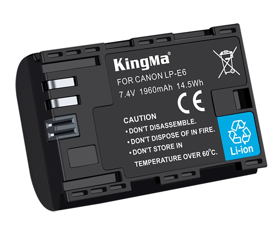 Pin sạc Kingma Ver 2 cho Canon LP-E6, Hàng chính hãng