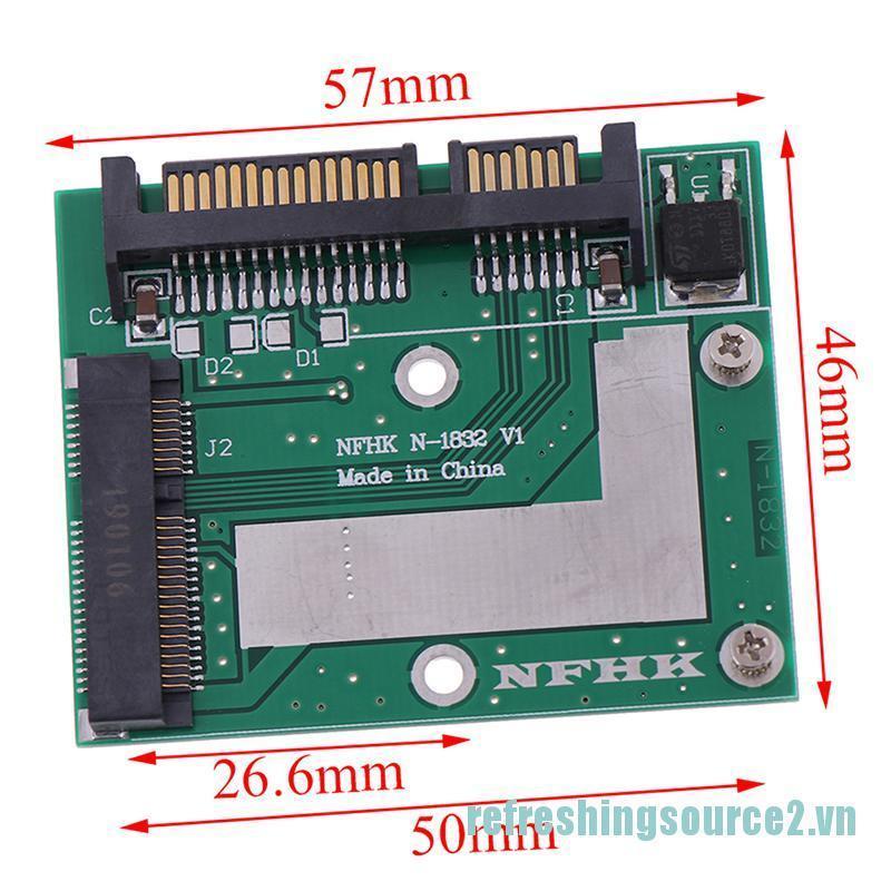 Bảng Mạch Chuyển Đổi Cx Msata Ssd Sang 2.5 '' Sata 6.0Gbps Chất Lượng Cao