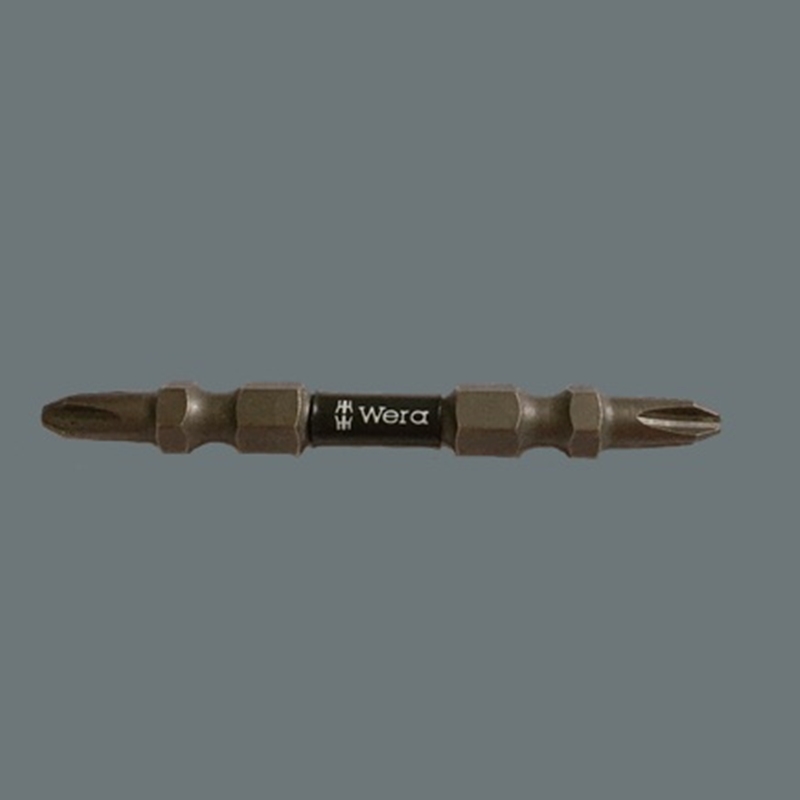 Bộ mũi vít cao cấp 2 đầu 4 cạnh Wera 05344516001 1xPH2x65mm Black và 2xPH2x65mm Yellow BiTorsion Impaktor DC dùng trực tiếp máy khoan bắt vít