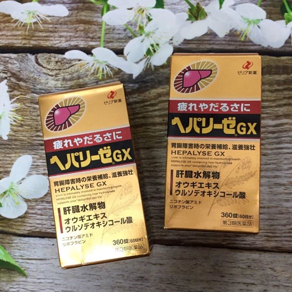 Viên uống bổ gan thải độc cao cấp Hepalyse GX 360 viên Nhật Bản
