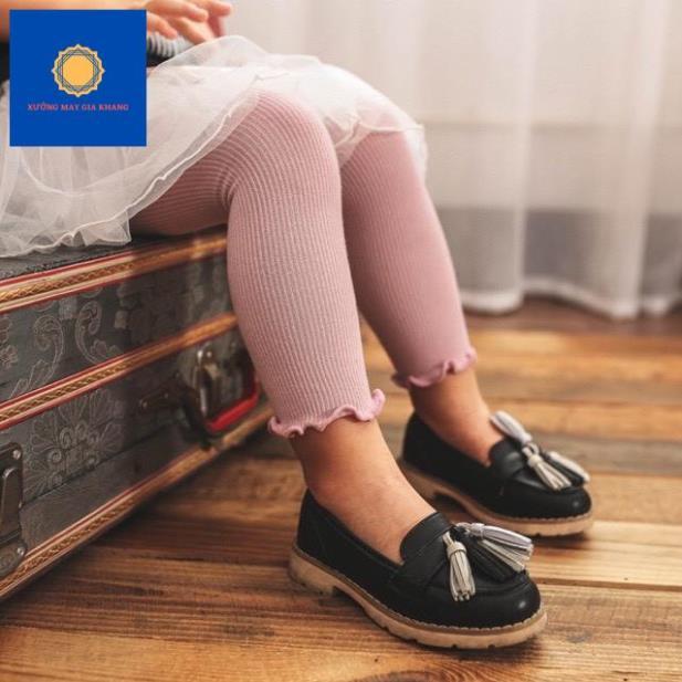 Quần legging bé gái, thun gân co giãn nhiều cho bé thoải mái, năng động - Quần áo trẻ em - GiaKhang