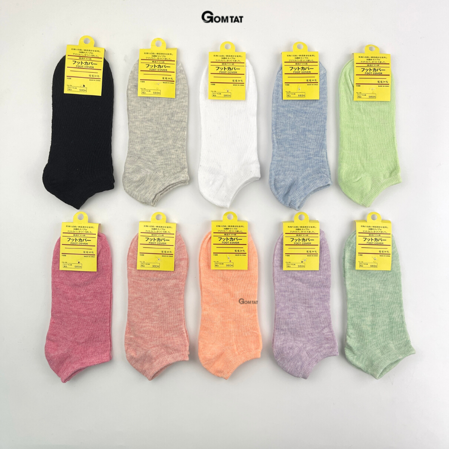 Set 5 đôi Tất Nữ Cổ Ngắn Hàn Quốc