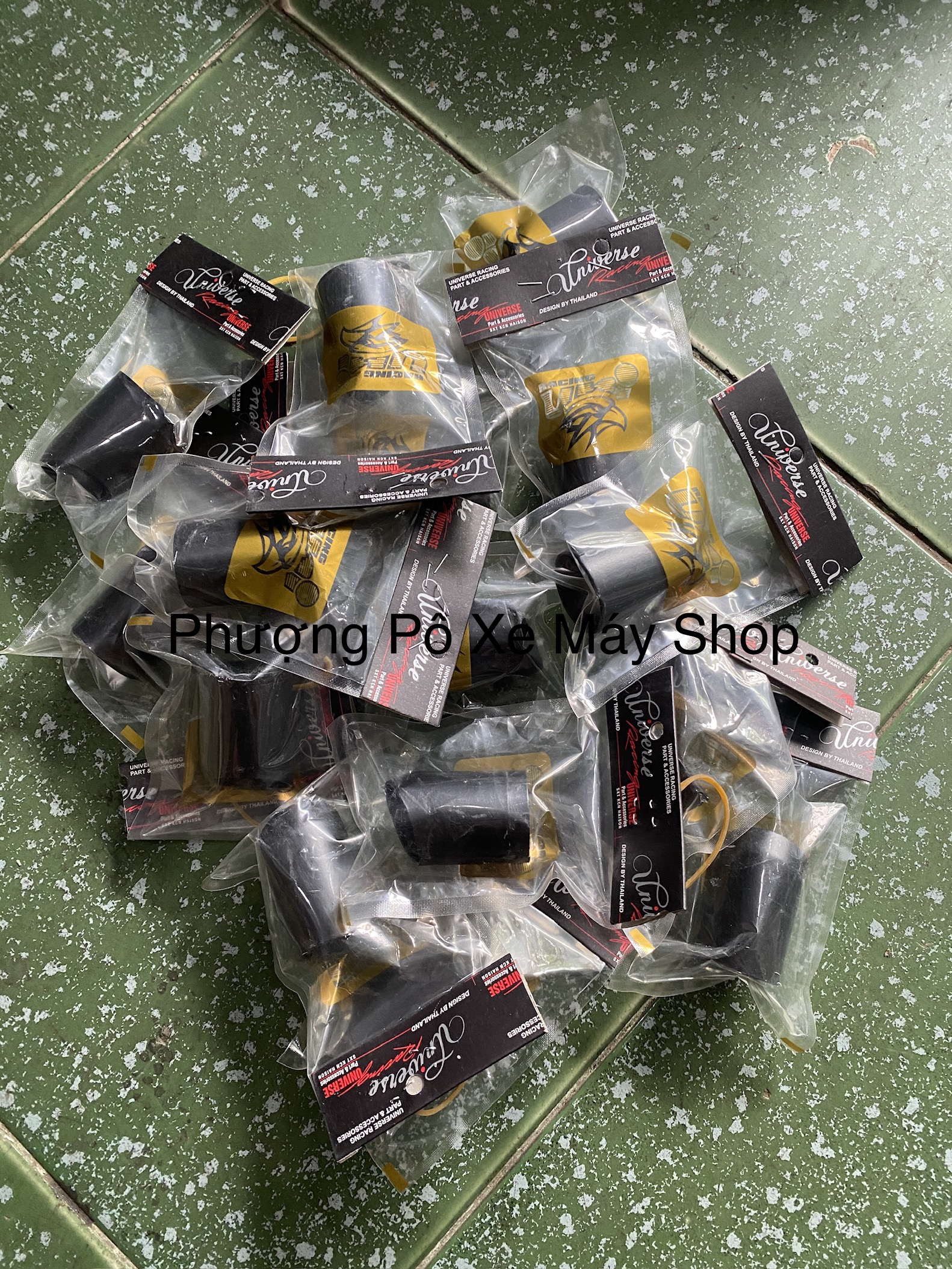 Ống chụp đít pô cong SƠN ĐEN TỈNH ĐIỆN CAO CẤP dành cho Winner X chống xịt hơi vào mặt