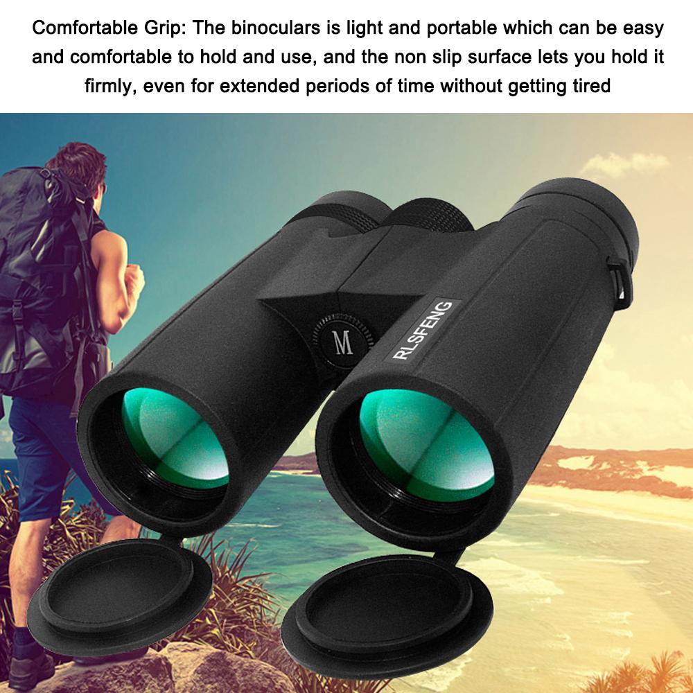 Handheld Portable Binoculars Telescopes 10X Magnify Powerful Binoculars Outdoor Sports Huntings Travelling Boating Birds Watching Waterproof Telescopes