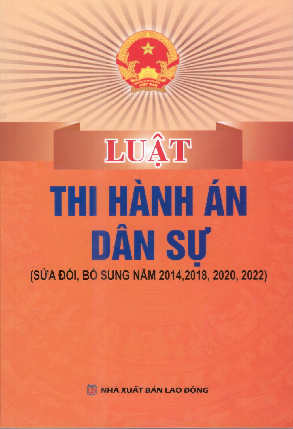 LUẬT THI HÀNH ÁN DÂN SỰ