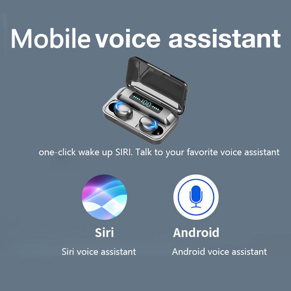 Tai Nghe F9 TWS Bluetooth 5.0 Tai Nghe Stereo Không Dây 350mAh