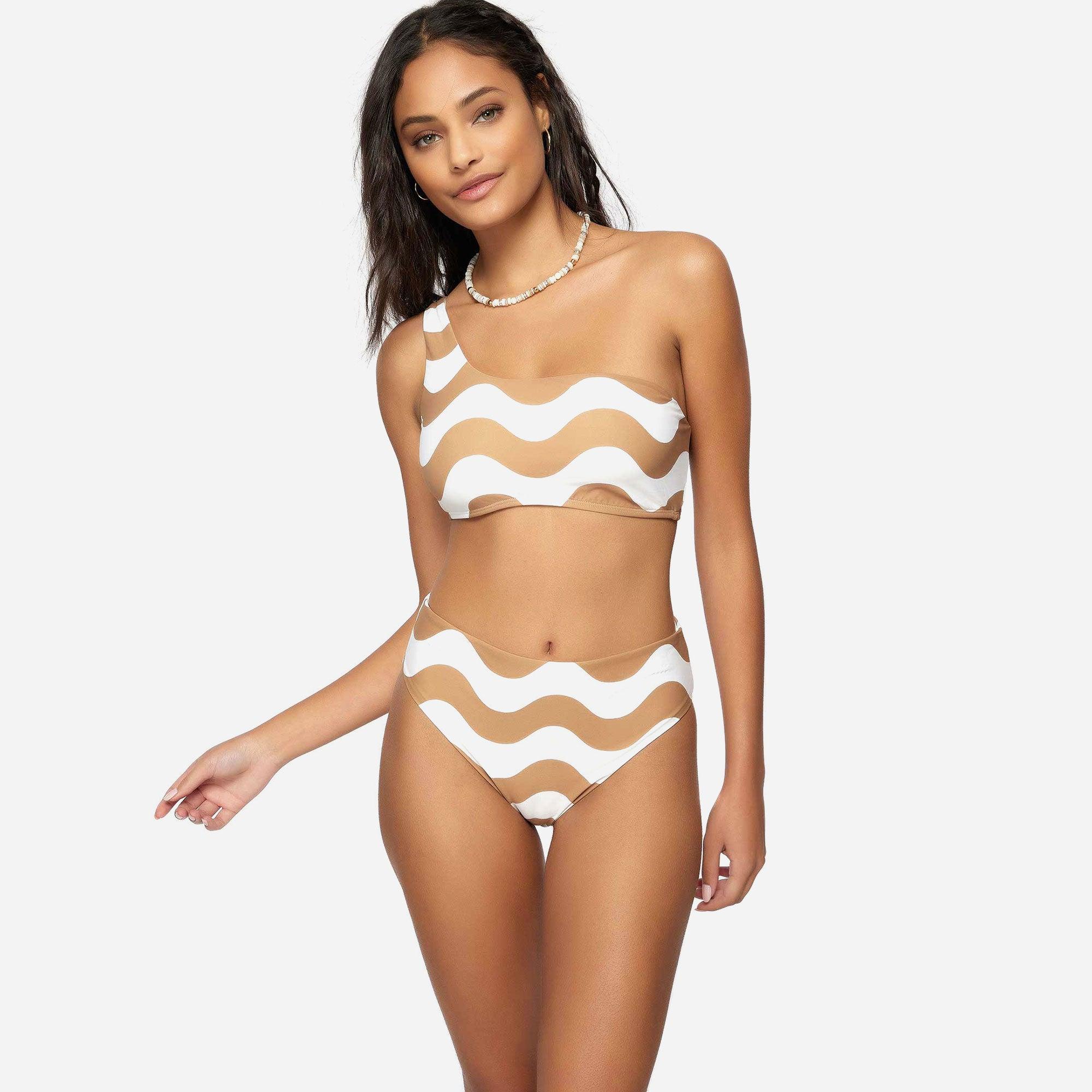 Áo bơi nữ Oneill Wavy Stripe - HO2474033-CAR