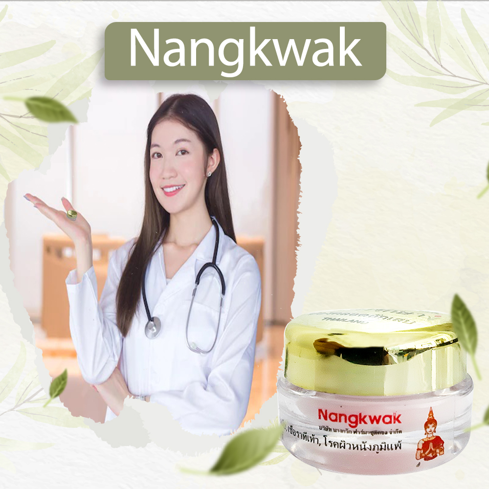 Gel bôi phụ khoa thảo dược Thái Lan Nangkwak 10g - Ngăn ngừa Huyết trắng, Nấm Ngứa, Lộ Tuyến