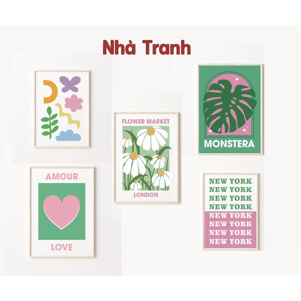 SET TRANH TREO TƯỜNG AESTHETIC 38