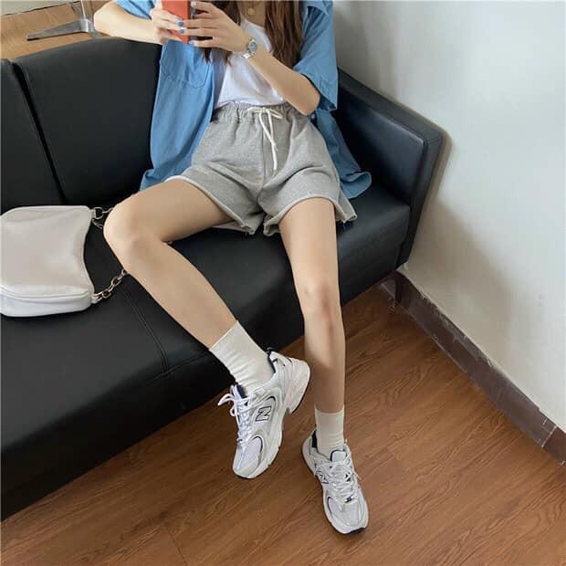 Quần đùi - sporty tưa gấu cá tính dành cho nữ về 3 màu trắng,đen và xám hot tren siêu xinh, siêu đẹp