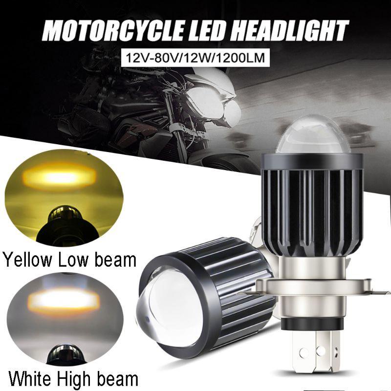 Đèn pha bóng LED mắt cá hai màu kèm ống kính bằng thép tích hợp đèn pha YR