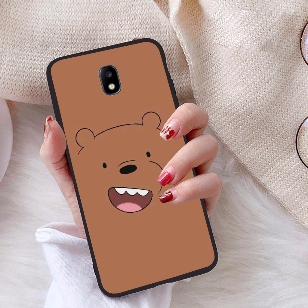 Ốp lưng dành cho Samsung Galaxy J5 Pro viền dẻo TPU bộ sưu tập Chúng ta là gấu - Hàng chính hãng