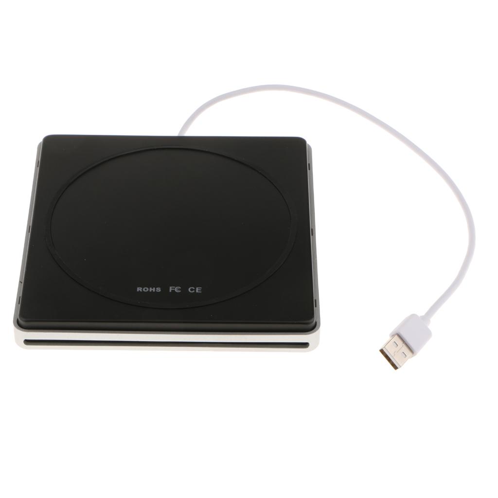 Super Slim USB 2.0 External Slot-in DVD-RW Burner Drive for  Laptop
