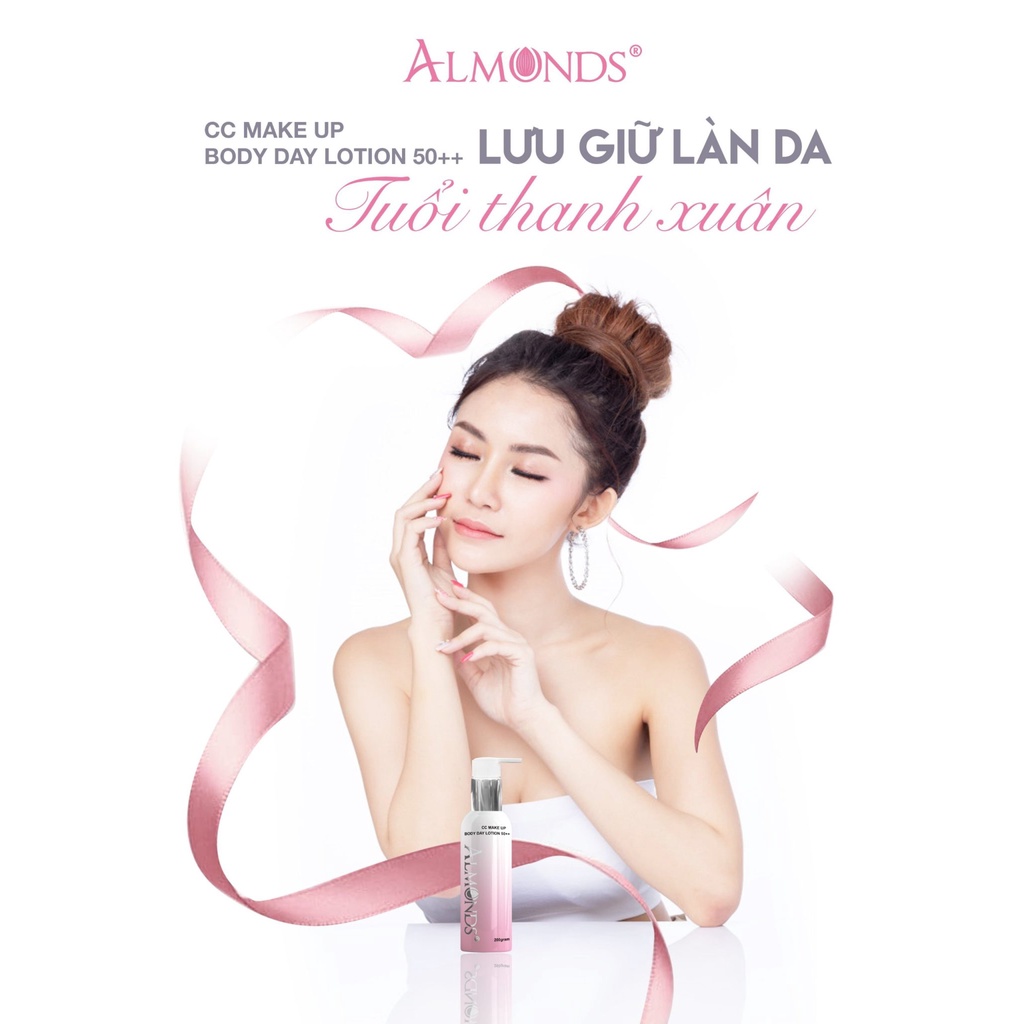 Kem Dưỡng Da Ban Ngày Almonds Mướt Da – Mềm Da Trắng Tự Nhiên