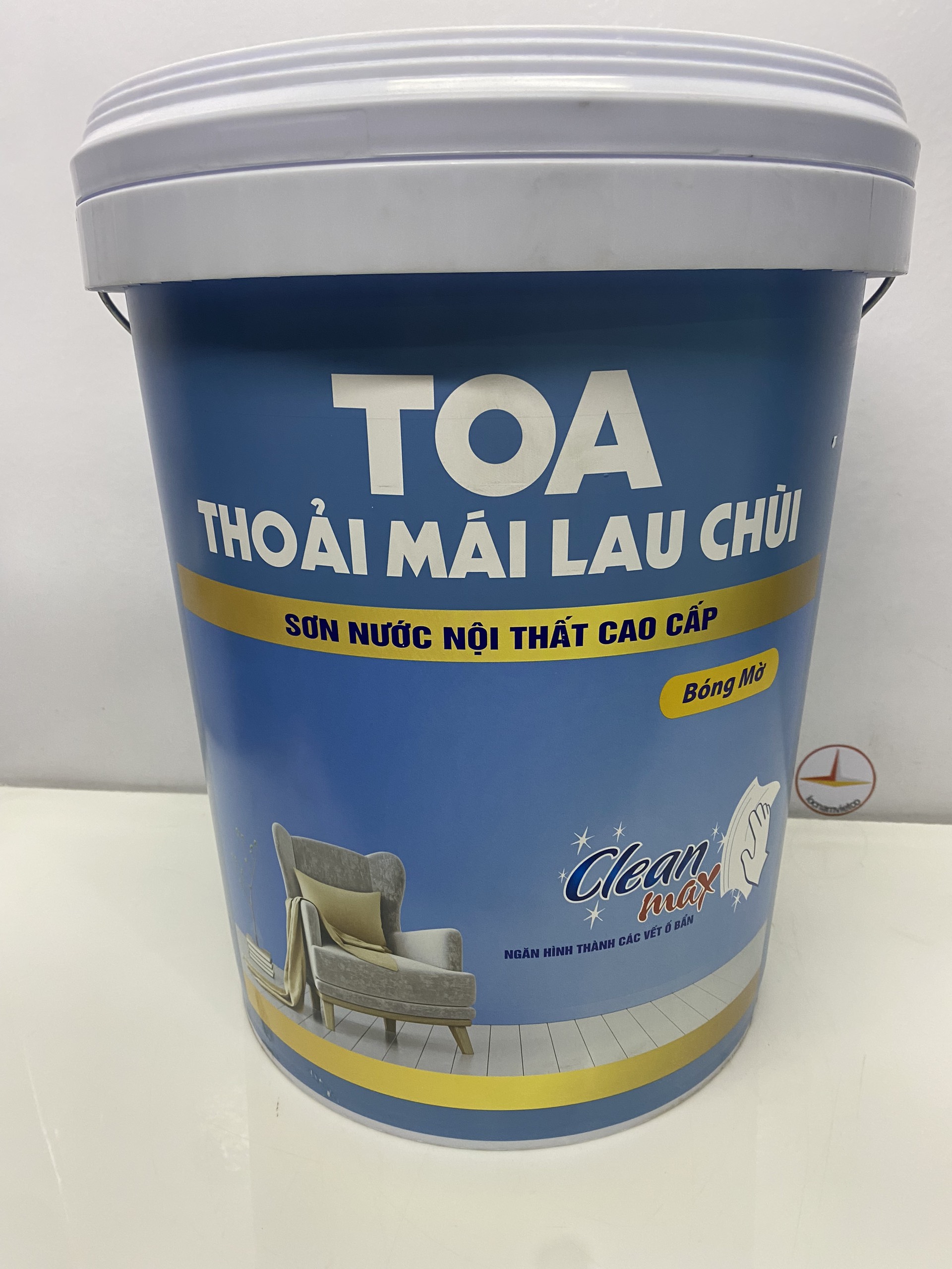 Sơn nước Toa thoải mái lau chùi nội thất màu kem 8792 _18L