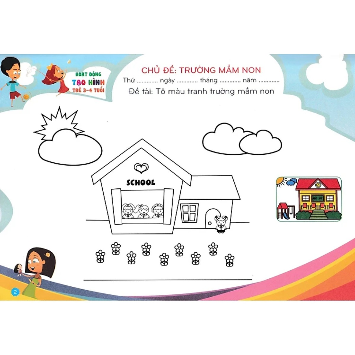 Hoạt Động Tạo Hình Trẻ 3-4 Tuổi
