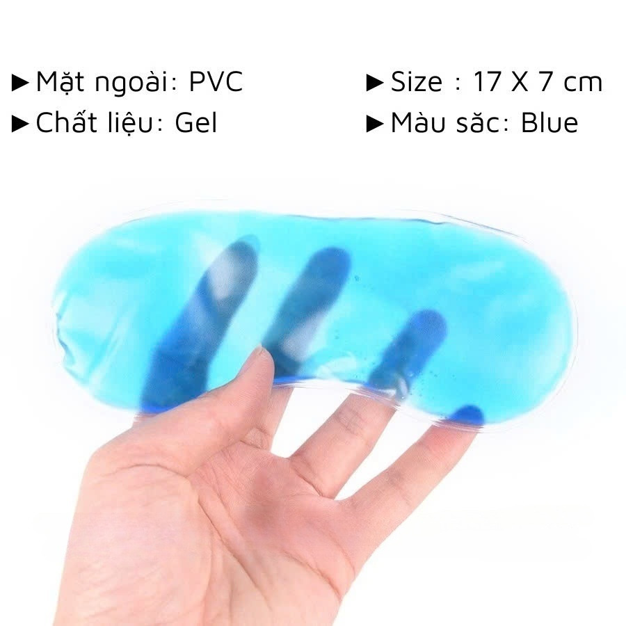 Túi Chườm Mắt Gel Organic - Nóng Lạnh Đa Năng - Giảm Đau Đầu Nhức Mỏi Mắt Làm giảm vết chân chim quầng thâm mắt Giảm mỏi mắt mắt sưng phù nặng Thư giãn trên máy bay hay tại nhà
