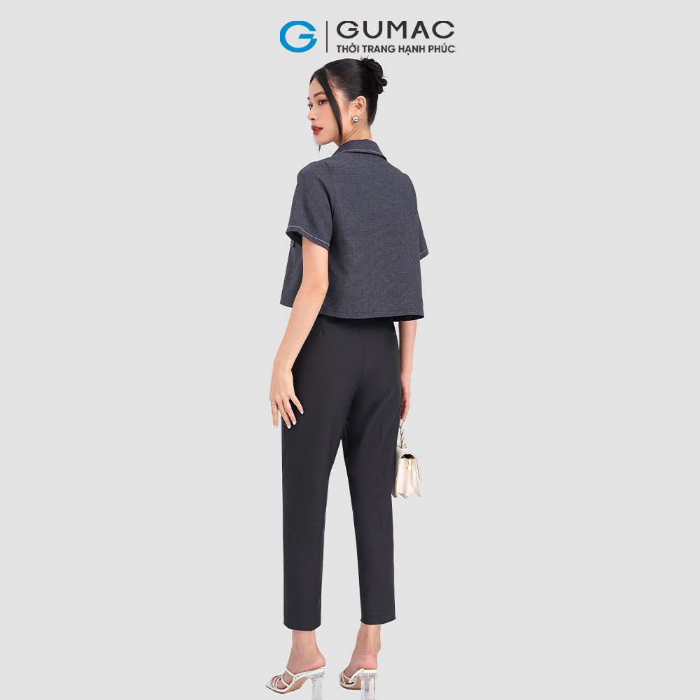 Quần tây không đỉa QC12046 thời trang GUMAC