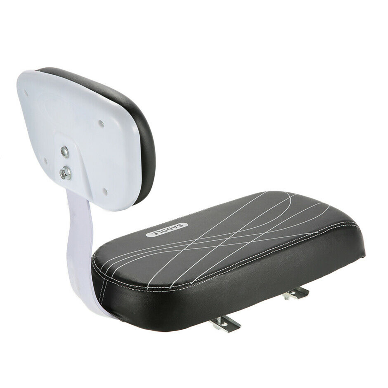 Ghế sau xe đạp có lưng tựa bọc da PU