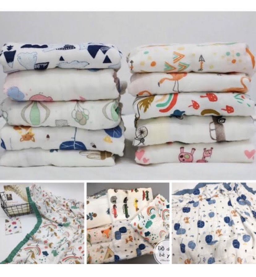 CHĂN /KHĂN XÔ SỢI TRE 5 LỚP