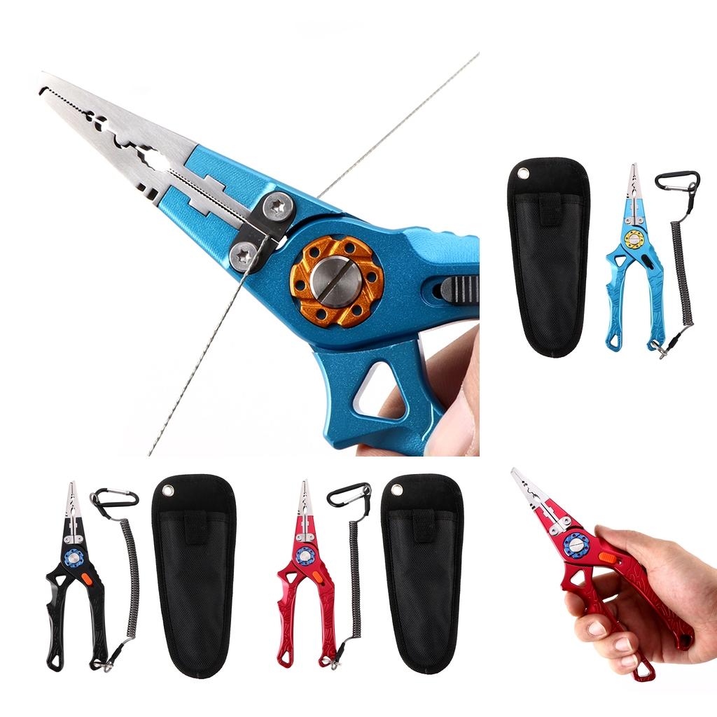 Professional Fishing Split Ring Crimping Plier Hook Detacher Wire Line Cutter