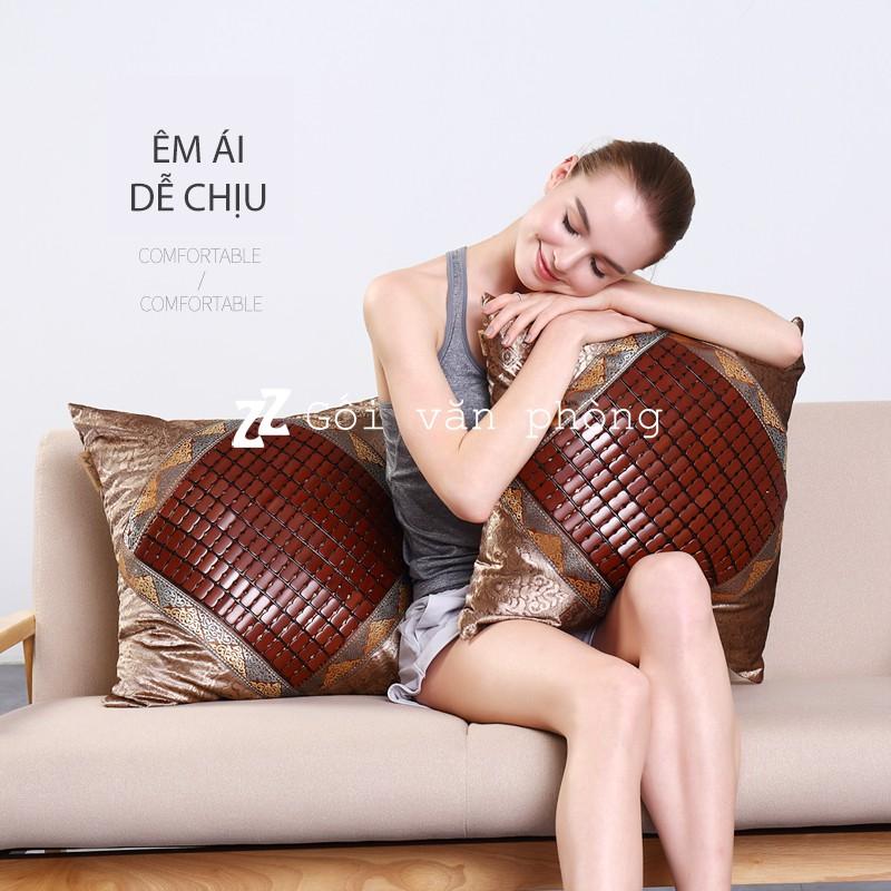 GỐI ĐỆM TỰA LƯNG SOFA MẮT TRÚC ĐIỀU HÒA LÀM MÁT ZURI PILLOW GTL-09 ĐA DẠNG HỌA TIẾT VÀ MÀU SẮC