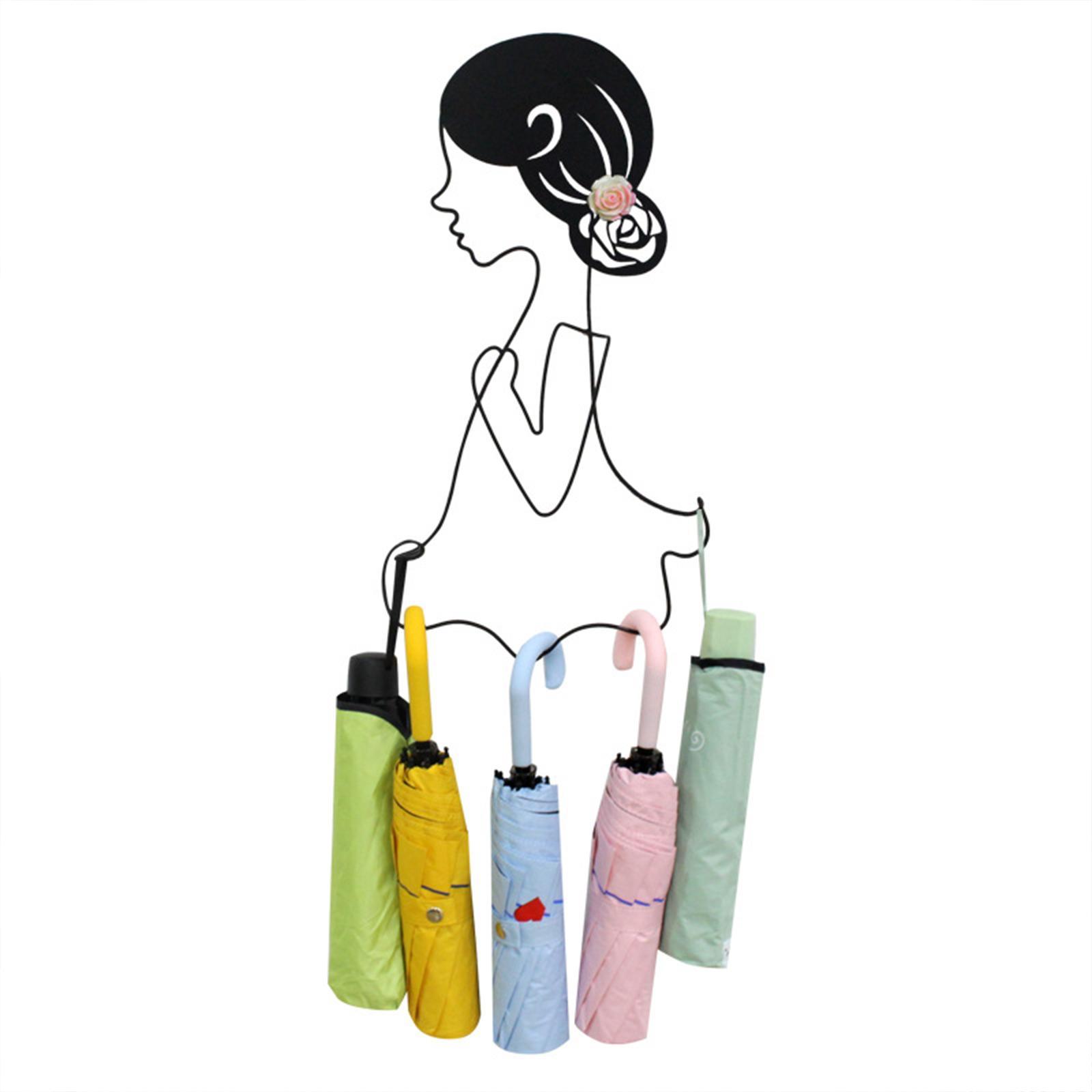 Silhouette Wall Sculptures Wall Hanger Background Girls Metal Wall Art Decor