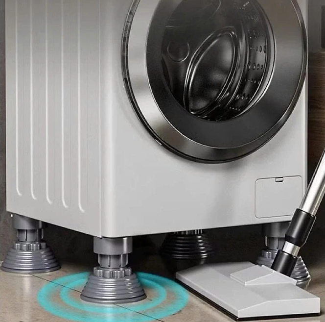 Bộ 4 chân đế cao su 722s chống rung tăng giảm máy giặt tủ lạnh tiện lợi phù hợp cho mọi loại máy