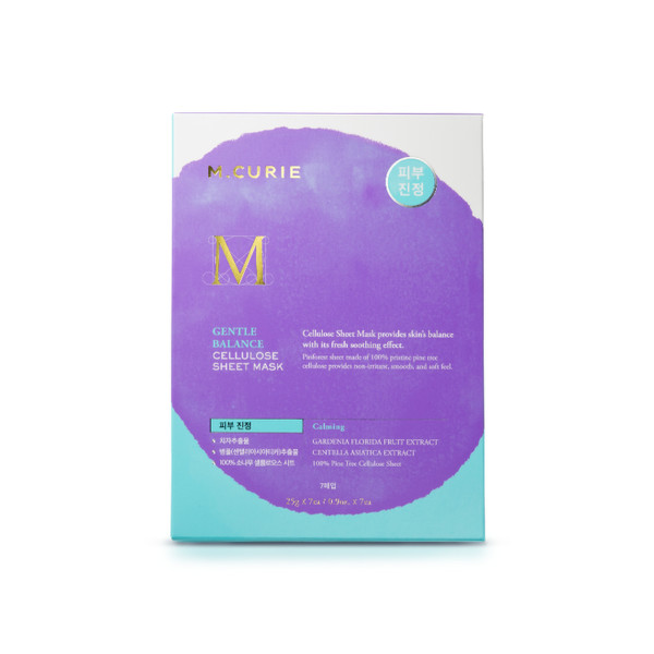 M.CURIE GENTLE BALANCE CELLULOSE SHEET MASK 