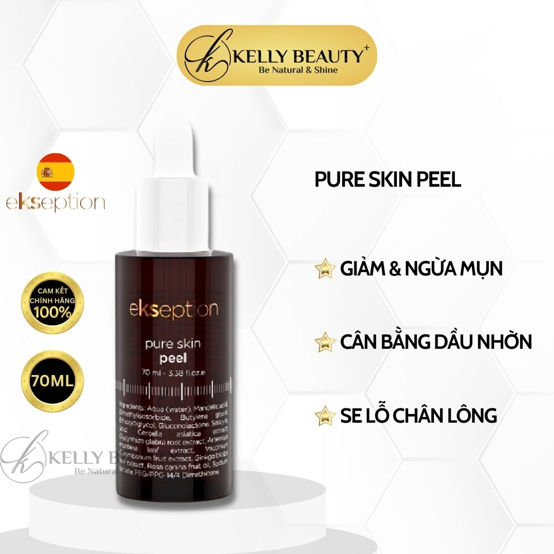 Ekseption Pure Skin Peel - Giảm Mụn, Mờ Thâm, Se Nhỏ Lỗ Chân Lông - Kelly Beauty
