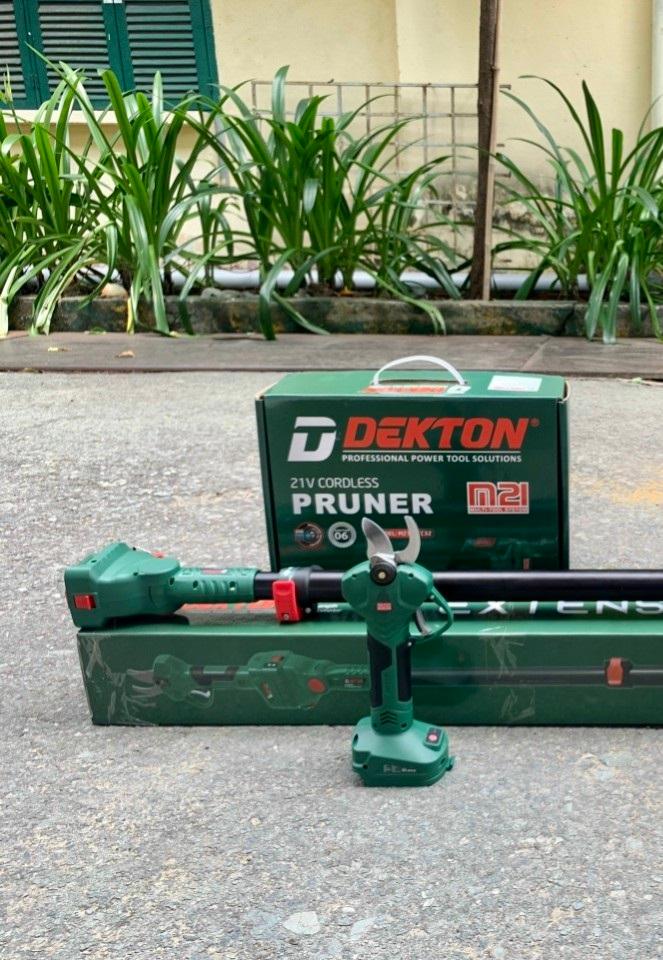 KÉO CẮT CÀNH DÙNG PIN 21V DEKTON M21-MCC32 - HÀNG CHÍNH HÃNG