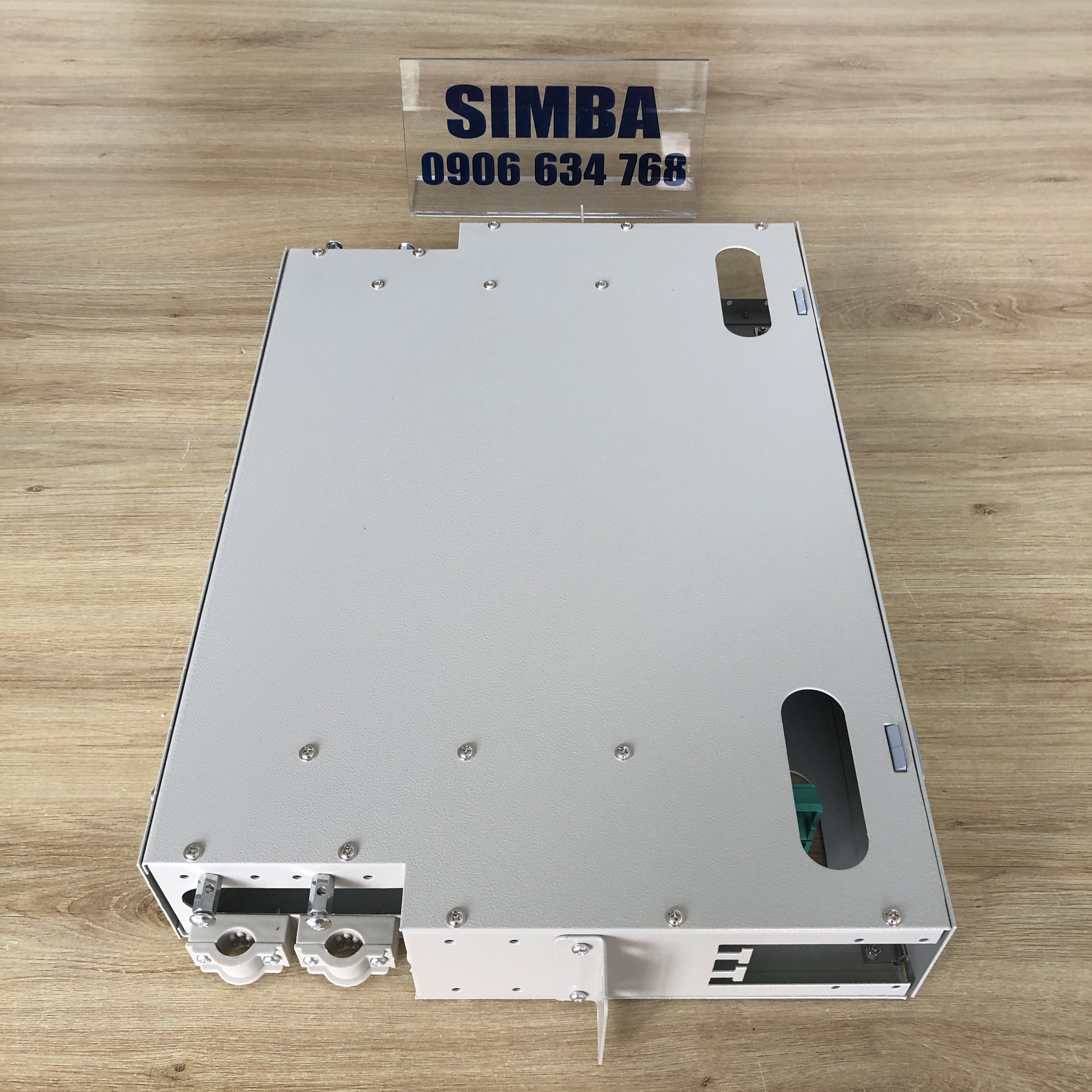 ODF quang 24FO gắn Rack khay trượt SC/APC, đủ phụ kiện, dạng module
