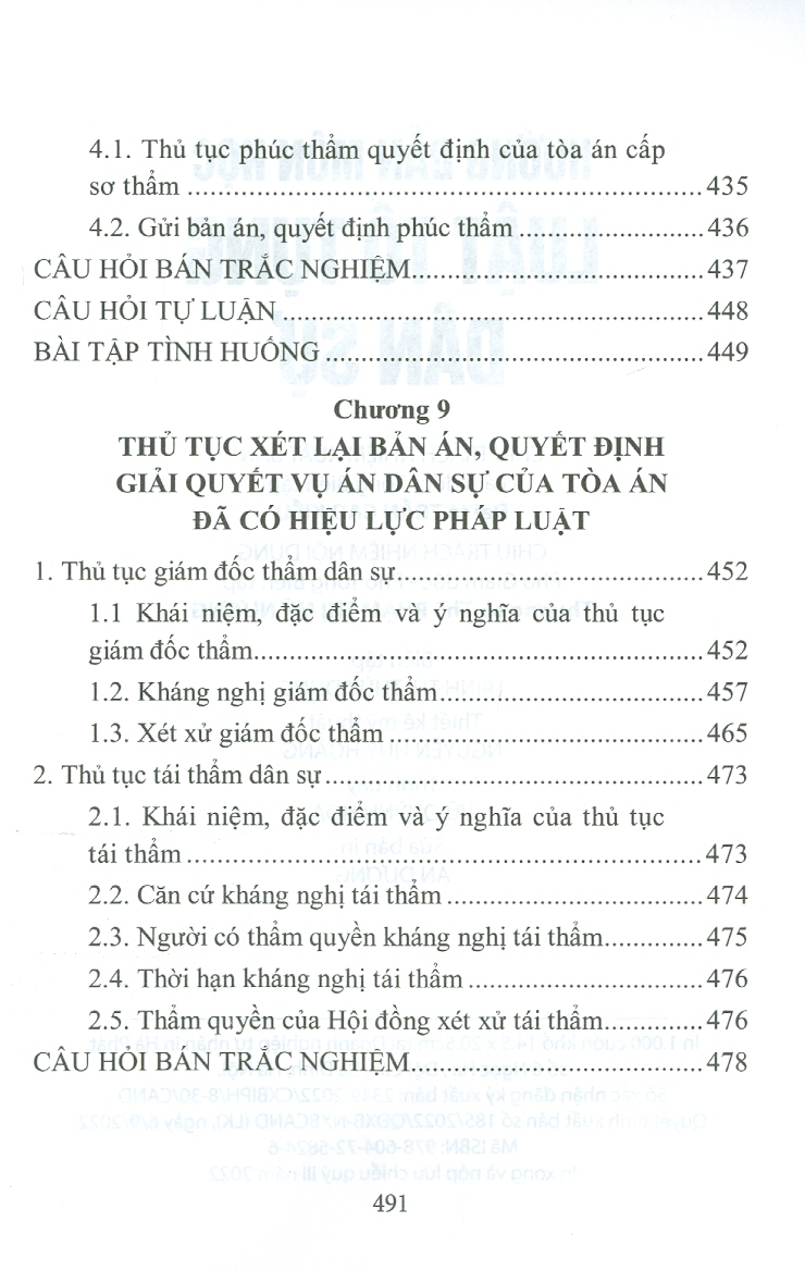 Hướng Dẫn Môn Học Luật Tố Tụng Dân Sự (Sách chuyên khảo)