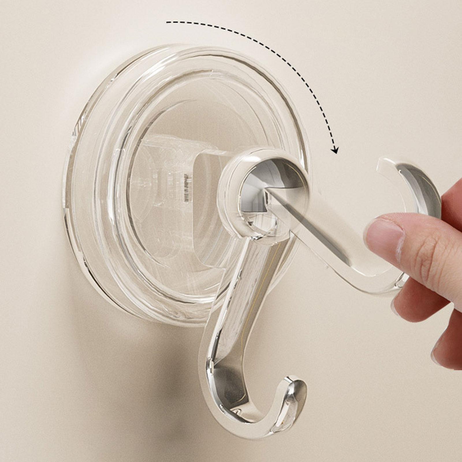 Suction Cup Hooks Suction Cup Hanger Small Easy to Instal Shower Hooks Suction Hanger Wreath Cup Hook for Glass Door Bathroom