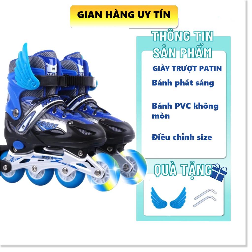 Giày trượt patin trẻ em và người lớn bánh có đèn phát sáng cho mọi lứa tuổi