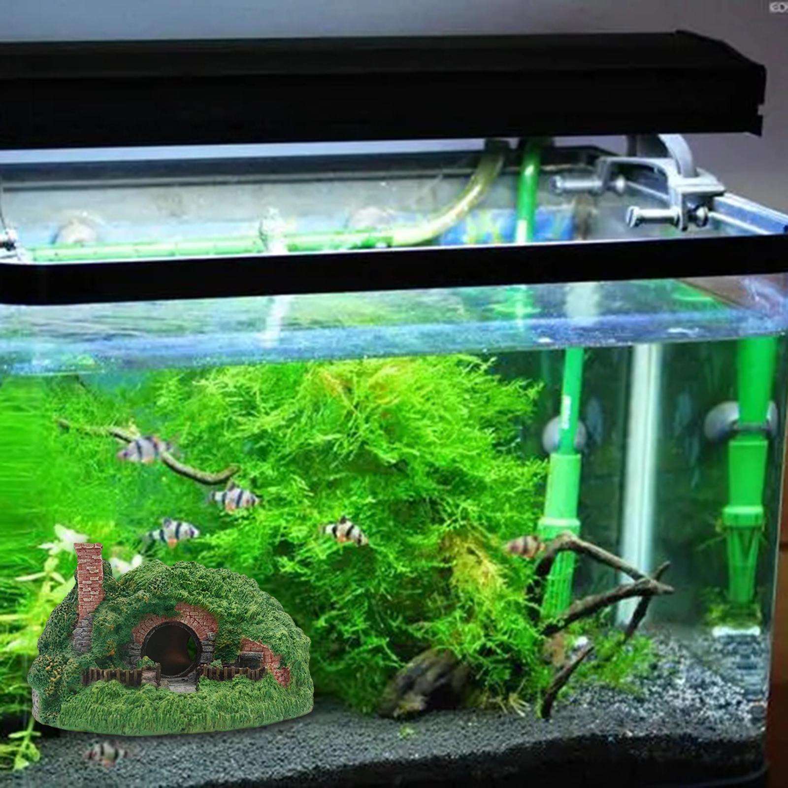 Aquarium Cave Cave Hideout for Amphibians Supplies Habitat Decor Hiding Cave