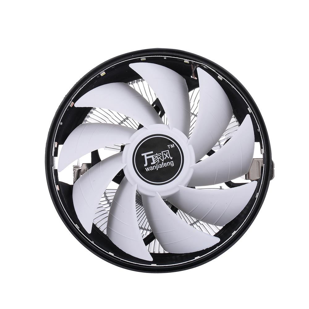 Quạt tản nhiệt CPU thủy lực cho Intel 1156 1155 1151 Đèn LED AMD